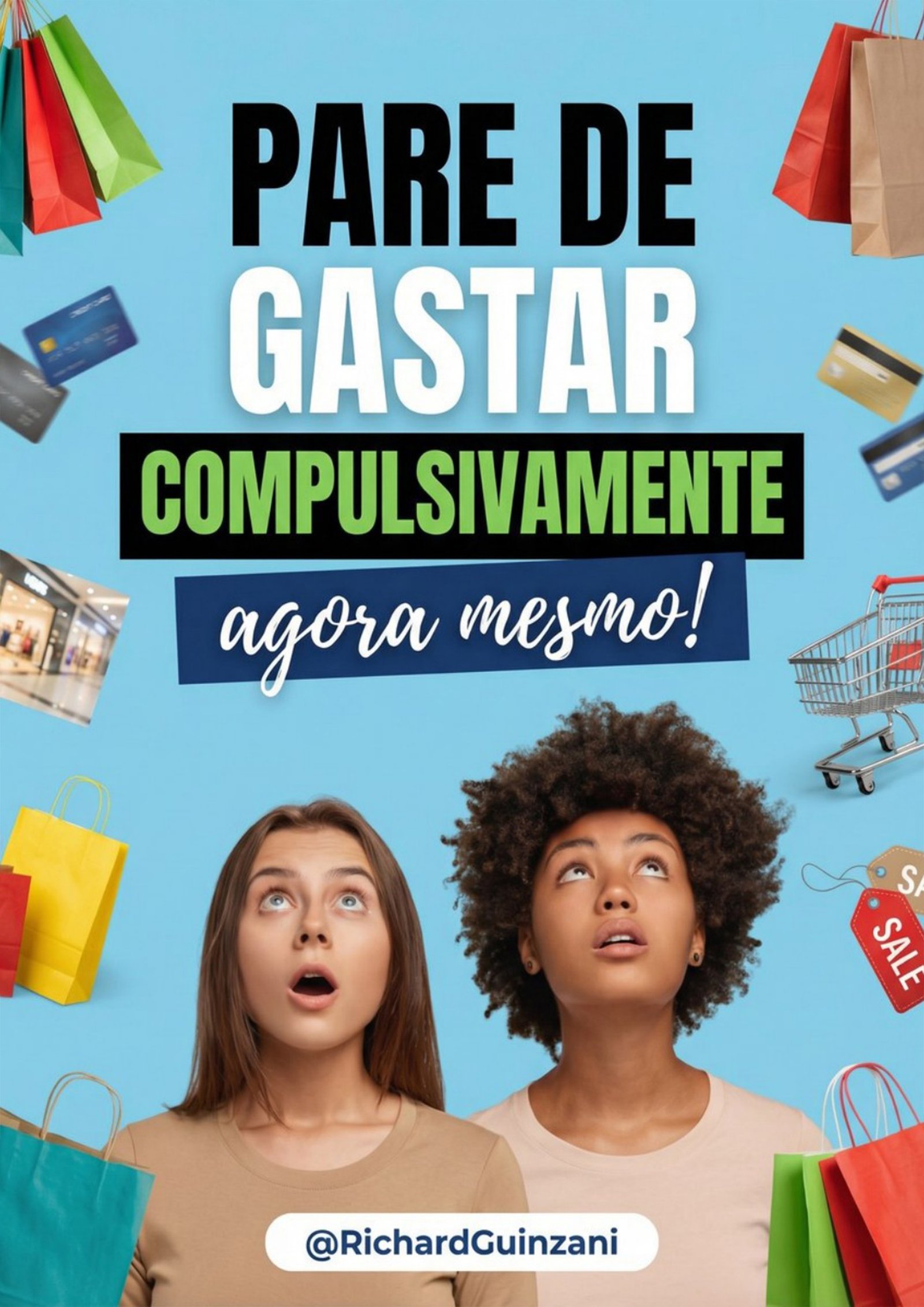 Capa do Ebook Pare de Gastar Compulsivamente